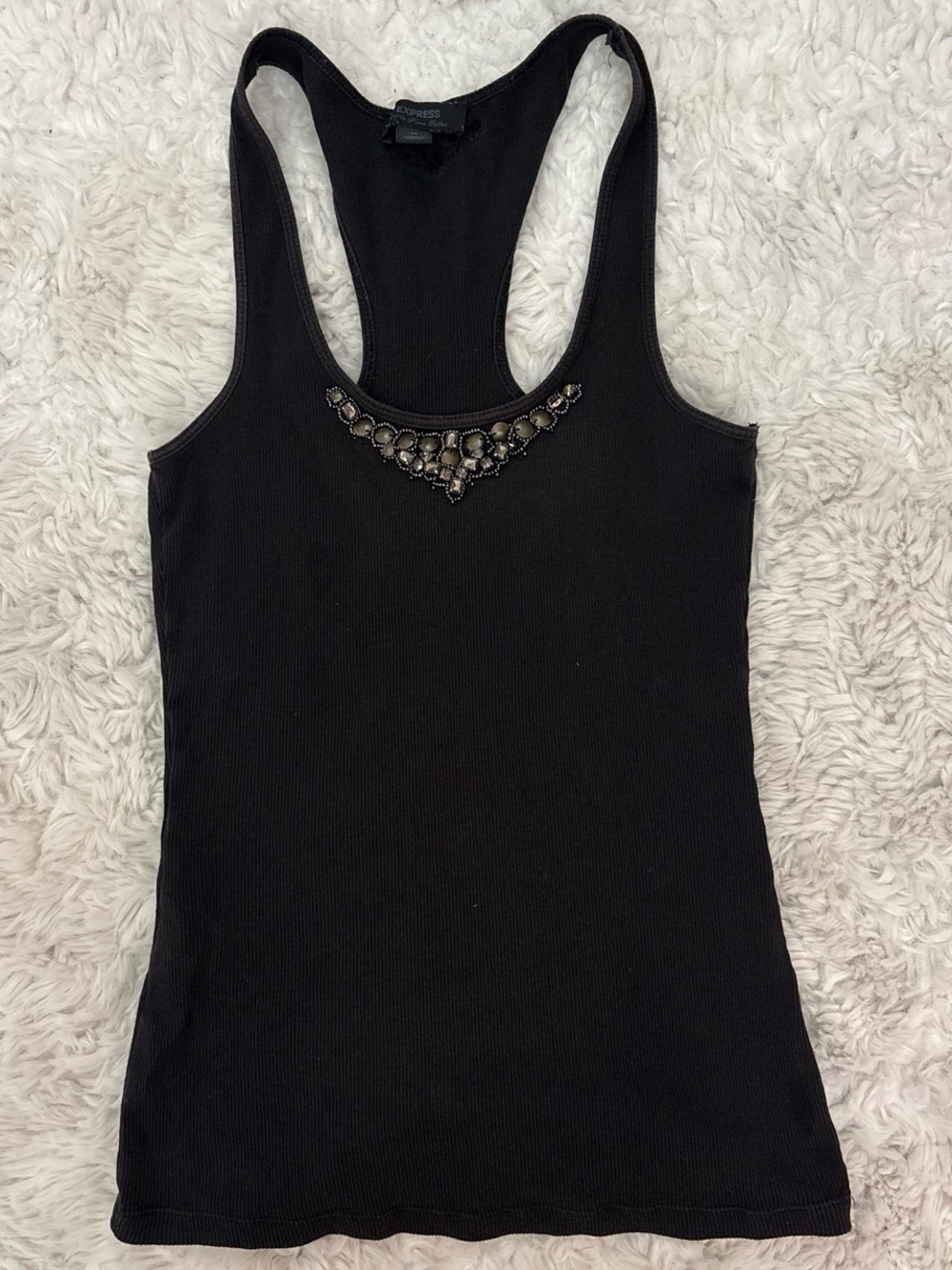 Y2K Embellished Express Tank
